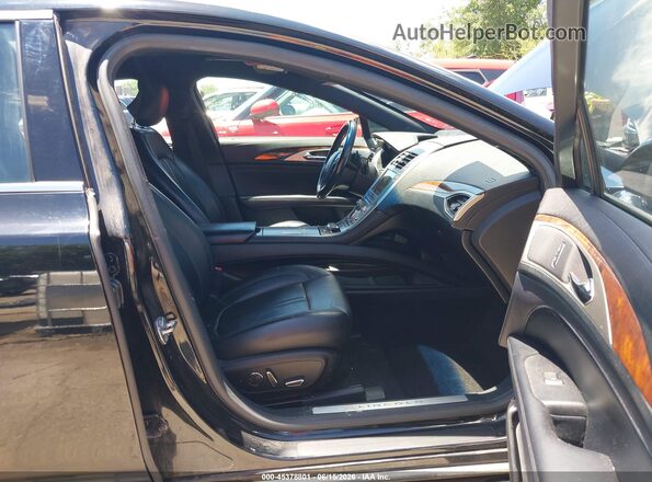 3LN6L5D92HR632867 2017 LINCOLN MKZ Black Вид салону спереду