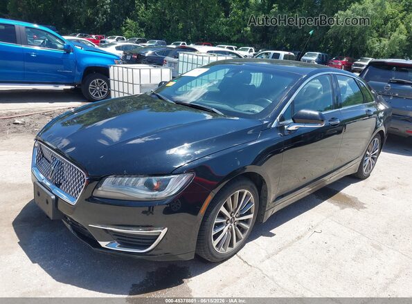 3LN6L5D92HR632867 2017 LINCOLN MKZ Black Передня ліва чверть