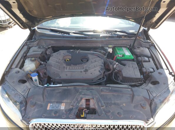 3LN6L5D92HR632867 2017 LINCOLN MKZ Black Вид ззаду