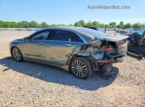 3LN6L5D98HR624451 2017 LINCOLN MKZ Green Rear left