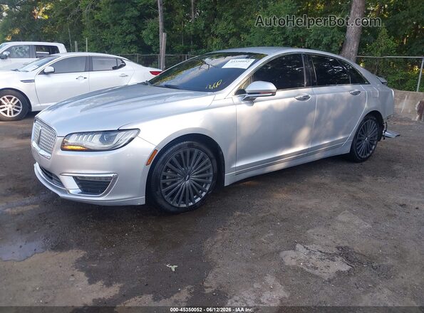 3LN6L5E90HR648712 2017 LINCOLN MKZ Silver Առջևի ձախ երեք քառորդ տեսարան