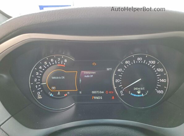 3LN6L5E92LR611279 2020 LINCOLN MKZ White ხელსაწყოთა პანელის ხედი