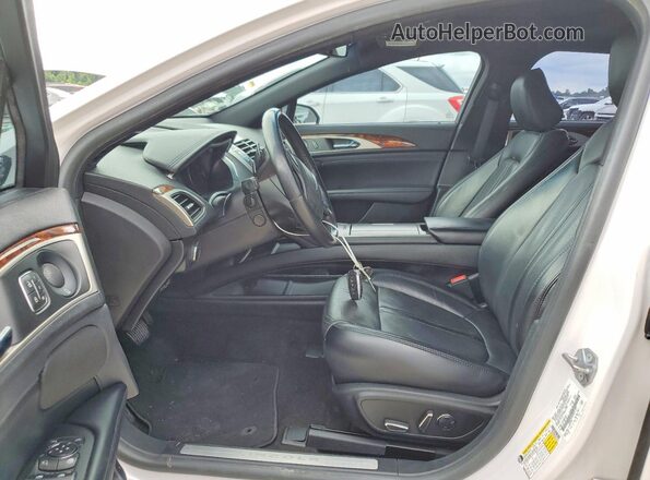 3LN6L5E92LR611279 2020 LINCOLN MKZ White წინა სალონის ხედი
