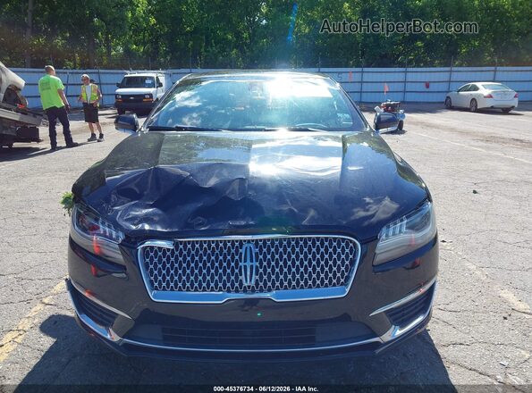3LN6L5F90HR600335 2017 LINCOLN MKZ Black Вид щитка приладів