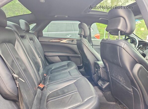 3LN6L5F91KR601694 2019 LINCOLN MKZ Black უკანა სავარძლების ხედი
