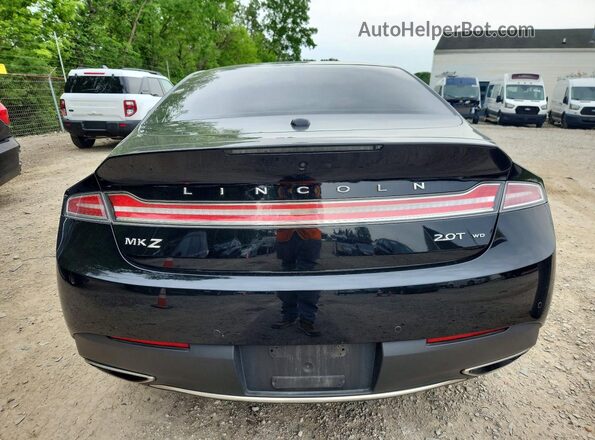 3LN6L5F91KR601694 2019 LINCOLN MKZ Black უკანა ხედი