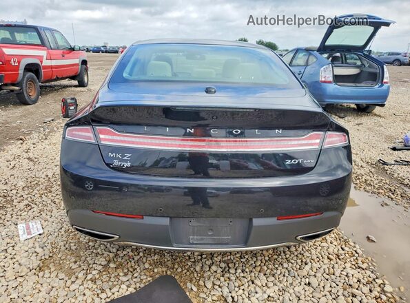 3LN6L5F92LR619915 2020 LINCOLN MKZ Black Вид ззаду