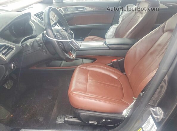 3LN6L5F93LR611709 2020 LINCOLN MKZ Gray Widok wnętrza z przodu