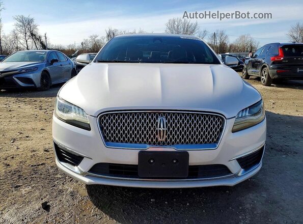 3LN6L5F95HR600606 2017 LINCOLN MKZ Белый Вид спереди