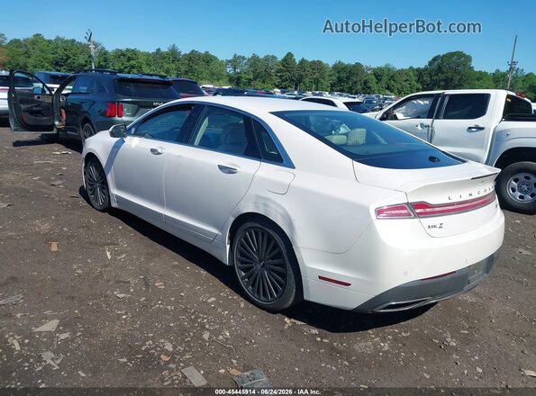 3LN6L5F95JR614124 2018 LINCOLN MKZ Белый Задняя левая четверть