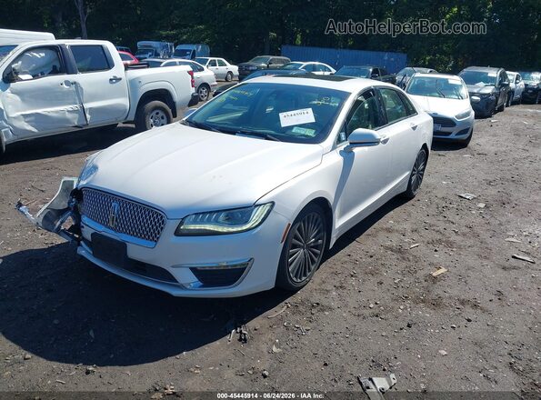 3LN6L5F95JR614124 2018 LINCOLN MKZ Белый Передняя левая четверть