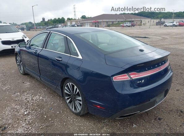 3LN6L5F98JR611539 2018 LINCOLN MKZ Dark Blue Tył lewy