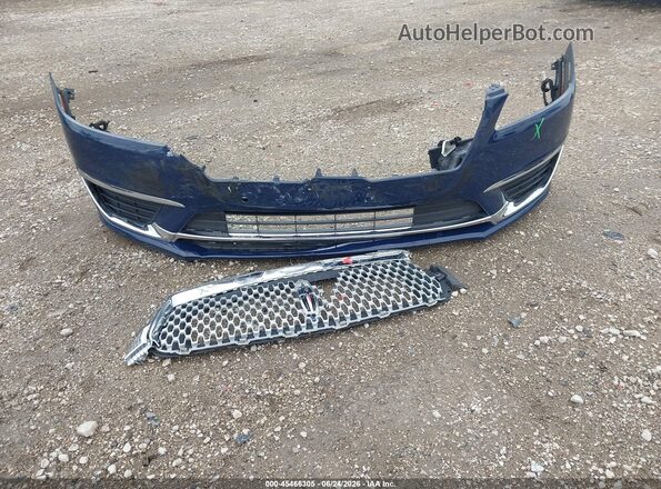 3LN6L5F98JR611539 2018 LINCOLN MKZ Dark Blue Widok zestawu wskaźników