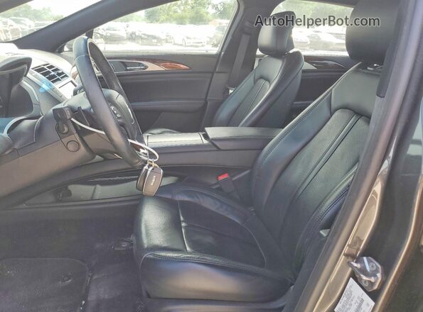 3LN6L5F99HR621944 2017 LINCOLN MKZ Серый Вид салона спереди