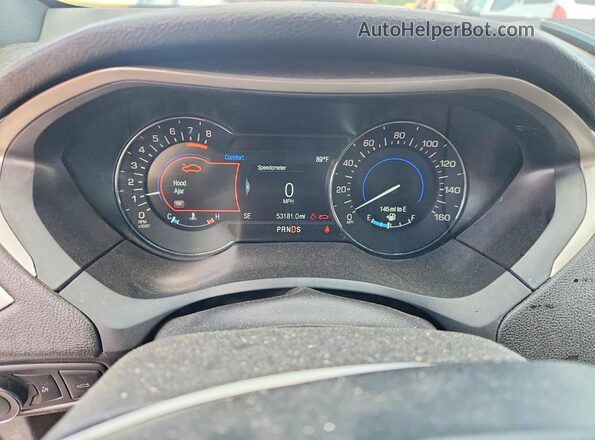 3LN6L5FC2HR648804 2017 LINCOLN MKZ Silver Widok zestawu wskaźników