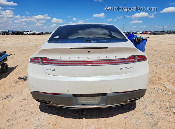 3LN6L5FC5HR624433 2017 LINCOLN MKZ White Вид ззаду