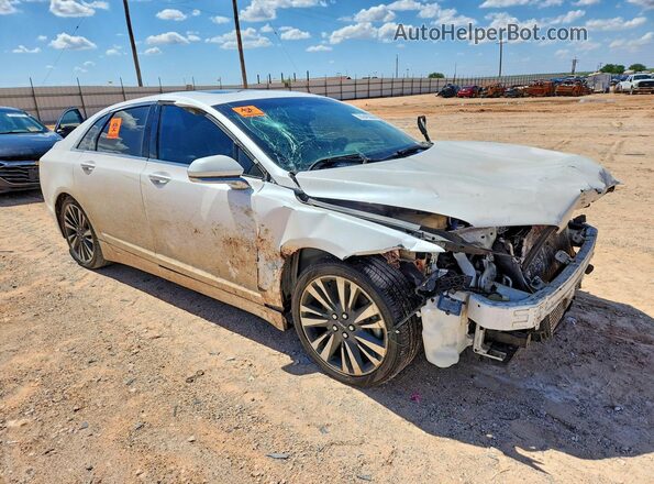 3LN6L5FC5HR624433 2017 LINCOLN MKZ White Передня права чверть