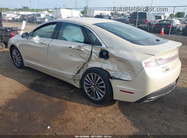 3LN6L5KU7JR609033 2018 LINCOLN MKZ HYBRID Cream უკანა მარცხენა