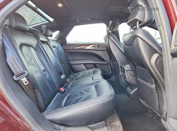 3LN6L5LU1HR666028 2017 LINCOLN MKZ Темно-бордовый Вид задних сидений