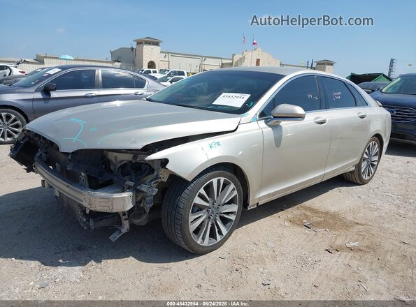 3LN6L5LU2HR625052 2017 LINCOLN MKZ HYBRID Gold Front left