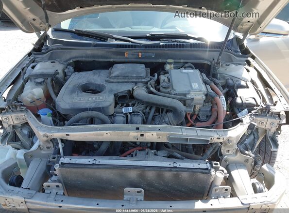 3LN6L5LU2HR625052 2017 LINCOLN MKZ HYBRID Gold Rear view