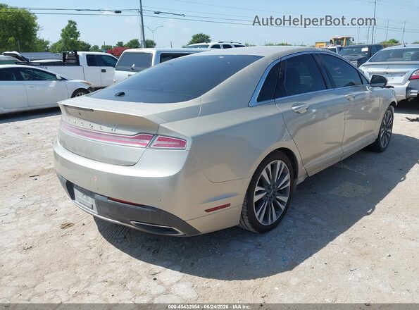 3LN6L5LU2HR625052 2017 LINCOLN MKZ HYBRID Gold Rear right