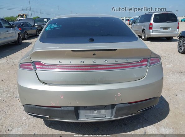 3LN6L5LU2HR625052 2017 LINCOLN MKZ HYBRID Gold 