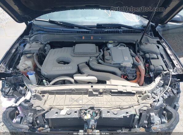 3LN6L5LU3JR603924 2018 LINCOLN MKZ HYBRID Black Widok z tyłu