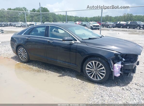 3LN6L5LU3JR603924 2018 LINCOLN MKZ HYBRID Black Widok wnętrza z tyłu