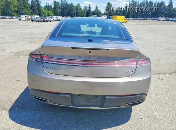 3LN6L5LU3JR622523 2018 LINCOLN MKZ Gray Հետևի տեսք