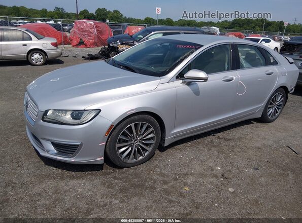 3LN6L5LU4HR627899 2017 LINCOLN MKZ HYBRID Silver Առջևի ձախ երեք քառորդ տեսարան