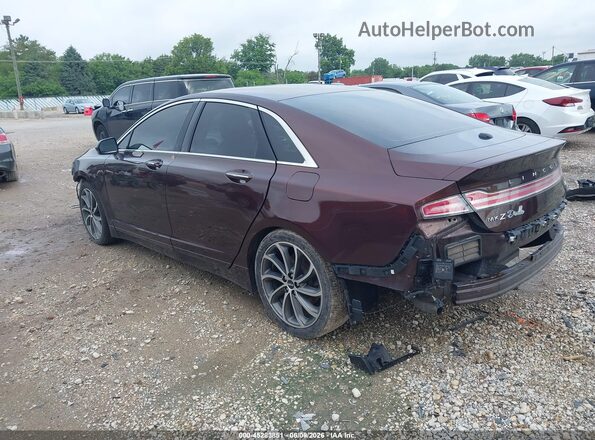 3LN6L5LU4KR600046 2019 LINCOLN MKZ HYBRID Бордовый Задняя левая четверть