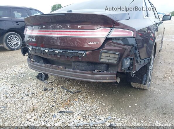 3LN6L5LU4KR600046 2019 LINCOLN MKZ HYBRID Бордовый 