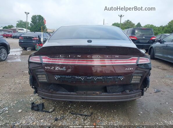 3LN6L5LU4KR600046 2019 LINCOLN MKZ HYBRID Бордовый 