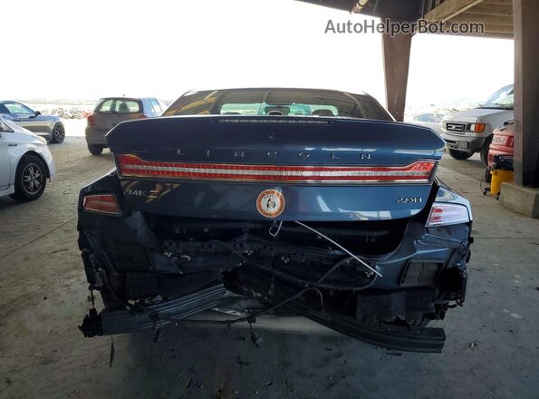 3LN6L5LU7JR619592 2018 LINCOLN MKZ Blue Widok z tyłu
