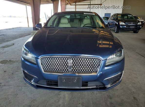 3LN6L5LU7JR619592 2018 LINCOLN MKZ Blue Widok z przodu