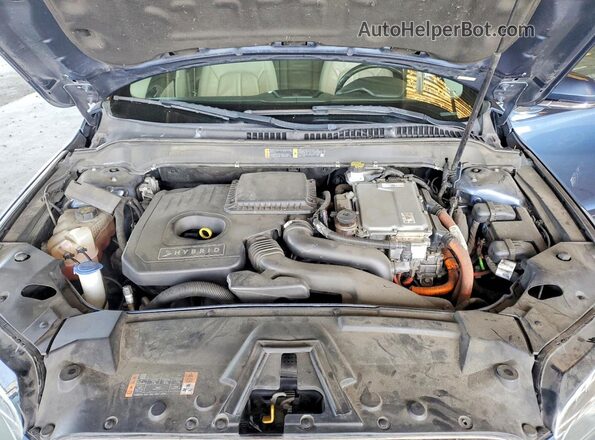 3LN6L5LU7JR619592 2018 LINCOLN MKZ Blue Widok wnętrza z tyłu