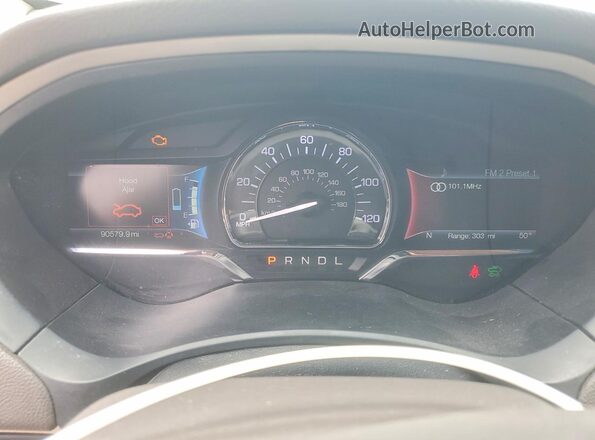 3LN6L5LU8JR618094 2018 LINCOLN MKZ Tan Սարքավորումների վահանակի տեսք