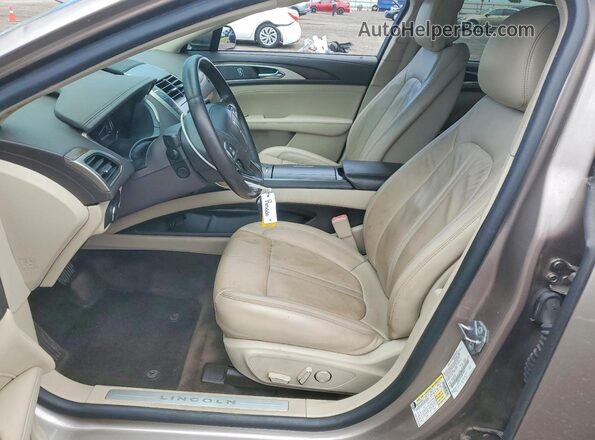 3LN6L5LU8JR618094 2018 LINCOLN MKZ Tan Սալոնի դիմացի տեսք