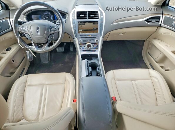 3LN6L5LU8JR628656 2018 LINCOLN MKZ White Widok deski rozdzielczej