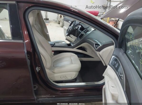 3LN6L5LU8KR614743 2019 LINCOLN MKZ HYBRID Brown Widok wnętrza z przodu