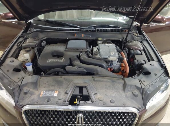 3LN6L5LU8KR614743 2019 LINCOLN MKZ HYBRID Brown Widok z tyłu