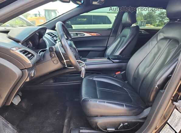 3LN6L5LUXHR653939 2017 LINCOLN MKZ Black Front interior view