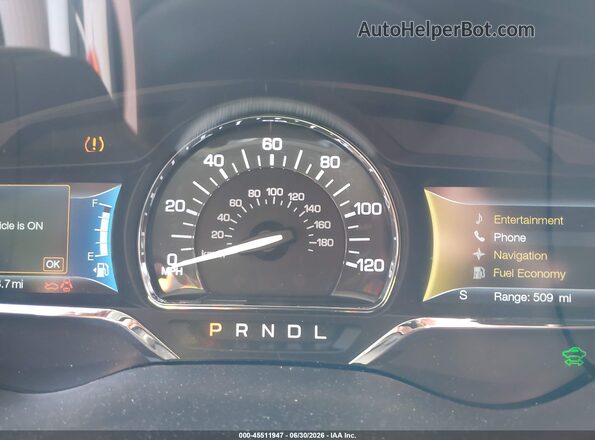 3LN6L5LUXLR619878 2020 LINCOLN MKZ Серебряный Вид задних сидений