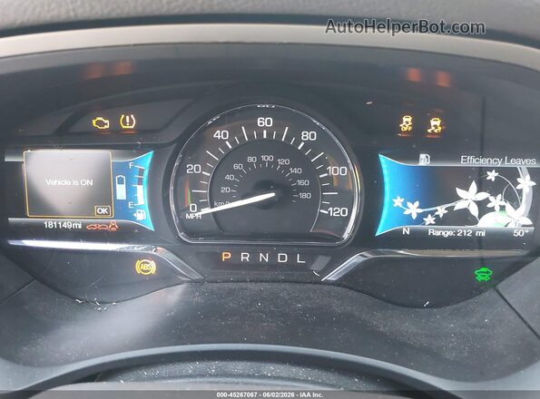 3LN6L5MU1HR654945 2017 LINCOLN MKZ HYBRID Tan Հետևի նստատեղերի տեսք