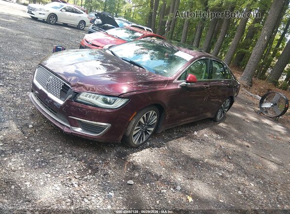 3LN6L5MU4HR632146 2017 LINCOLN MKZ HYBRID Red Передня ліва чверть