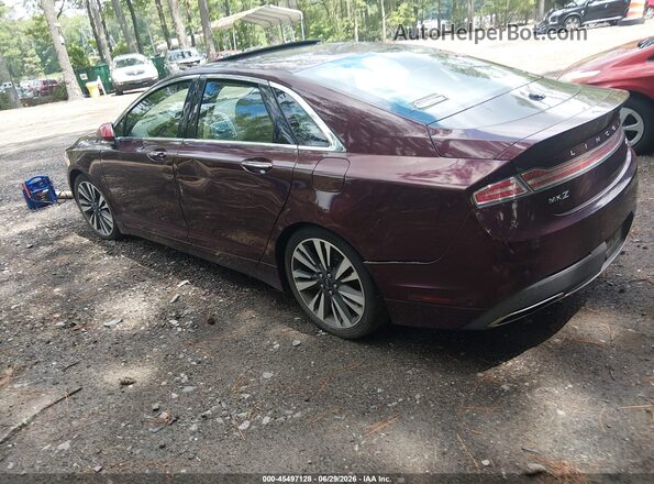 3LN6L5MU4HR632146 2017 LINCOLN MKZ HYBRID Red Задня ліва чверть