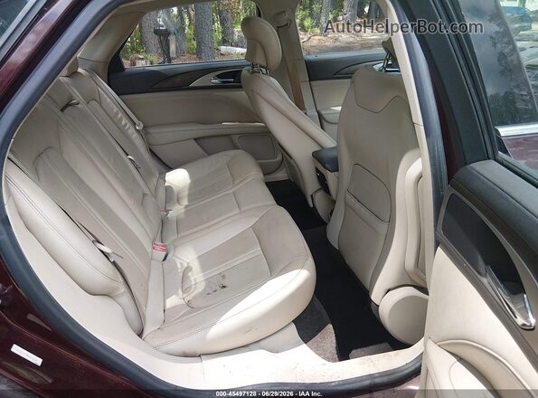3LN6L5MU4HR632146 2017 LINCOLN MKZ HYBRID Red Вид наклейки з VIN-кодом