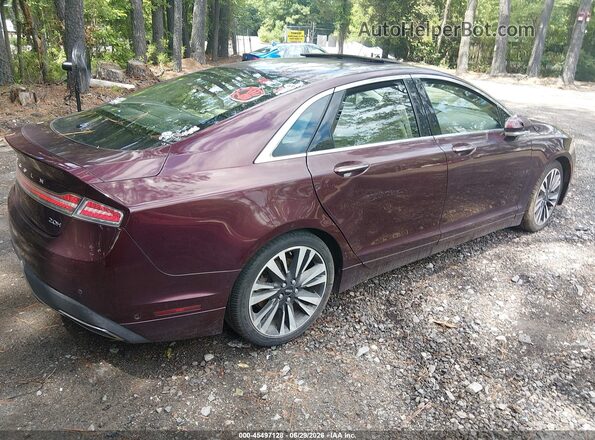 3LN6L5MU4HR632146 2017 LINCOLN MKZ HYBRID Red Задня права чверть
