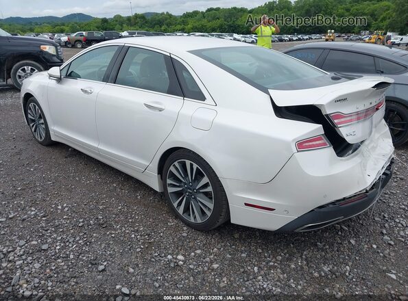 3LN6L5MU4KR601891 2019 LINCOLN MKZ HYBRID White Tył lewy
